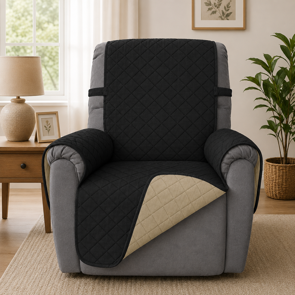 Slipcover Recliner Armchair Sofa Mat Couch Cover