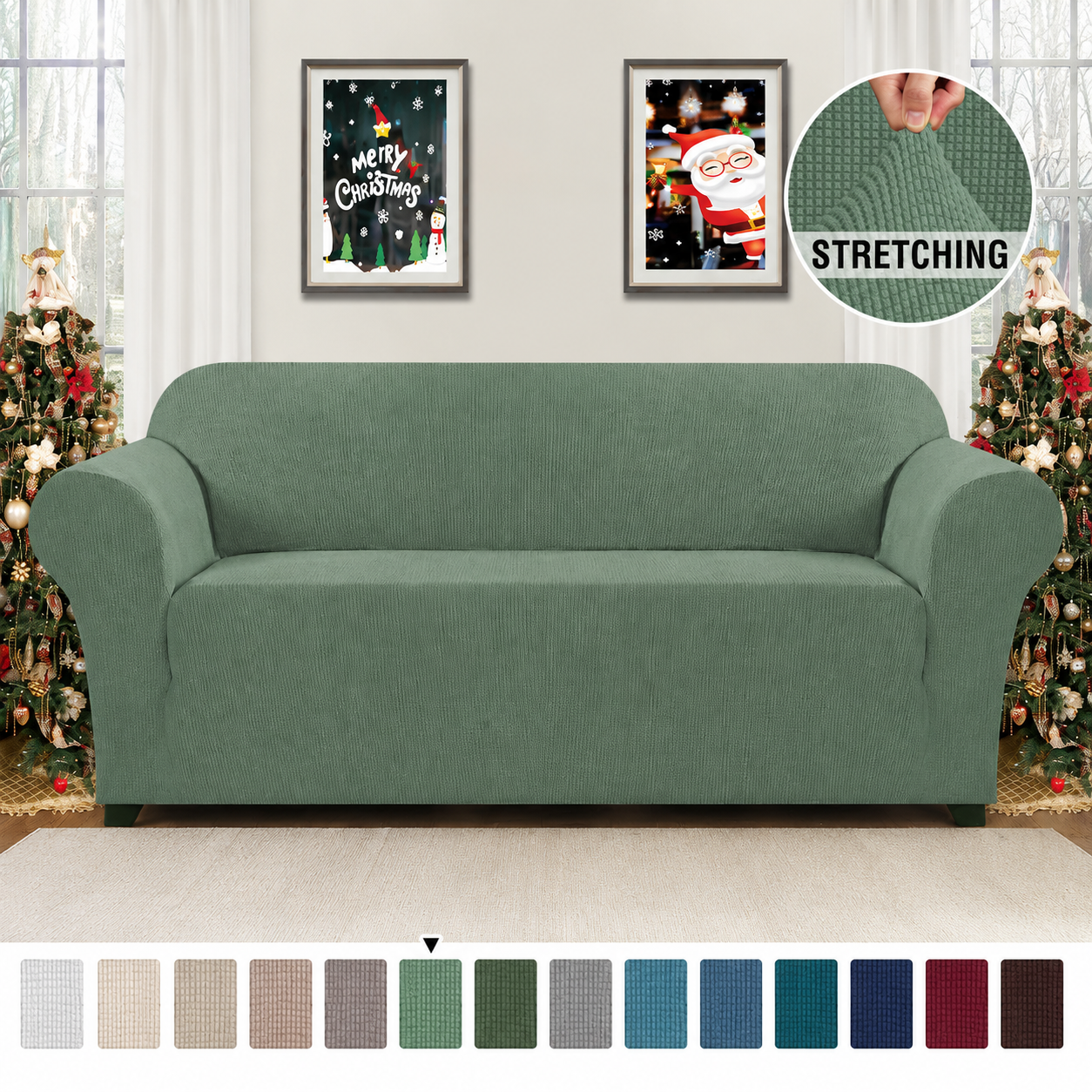 Jacquard Slipcover Sofa Couch Cover