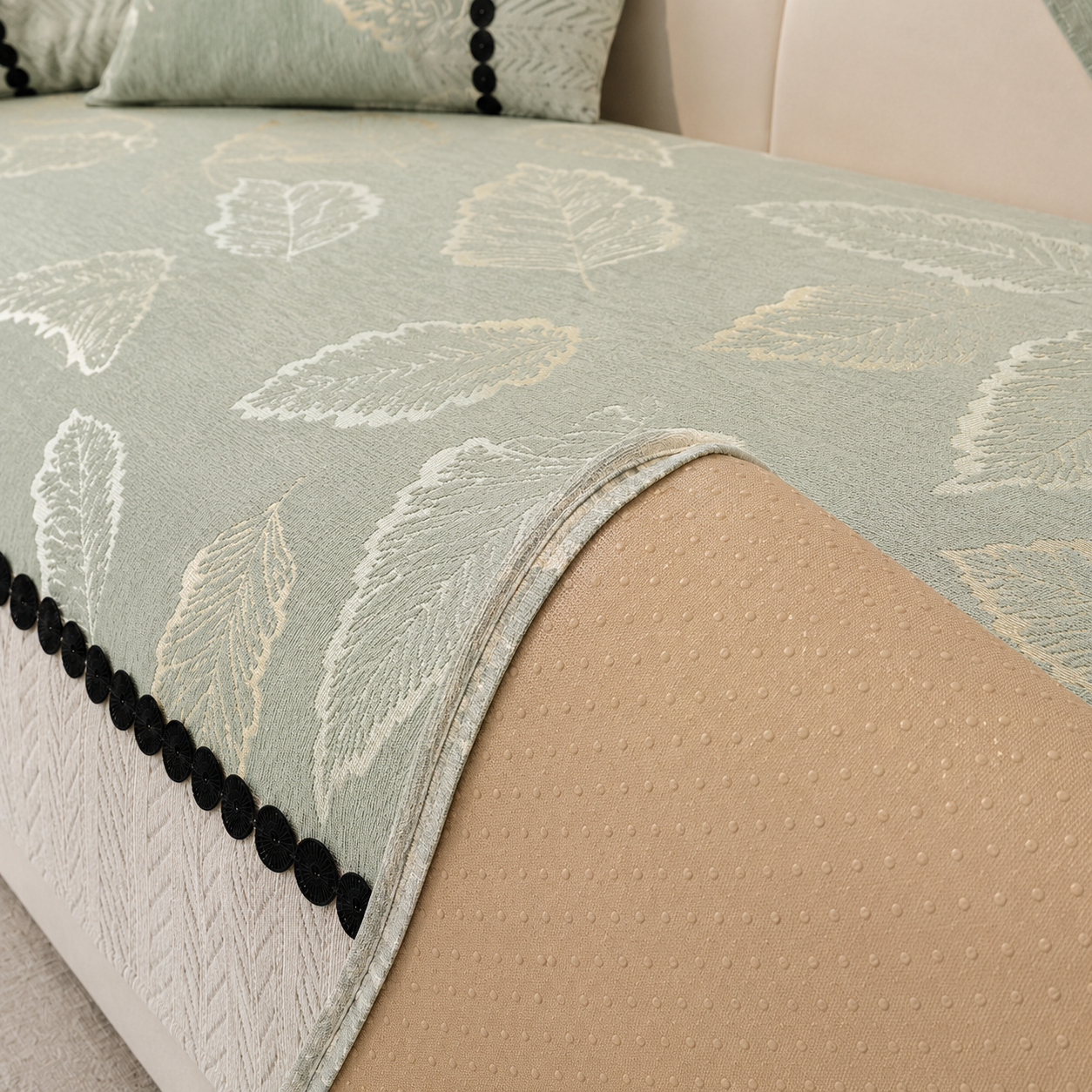 Non-Slip Jacquard Chenille Sofa Couch Cover