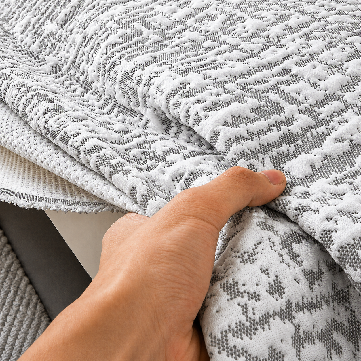 Non-Slip Elegant Geometric Tassels Sofa Couch Cover