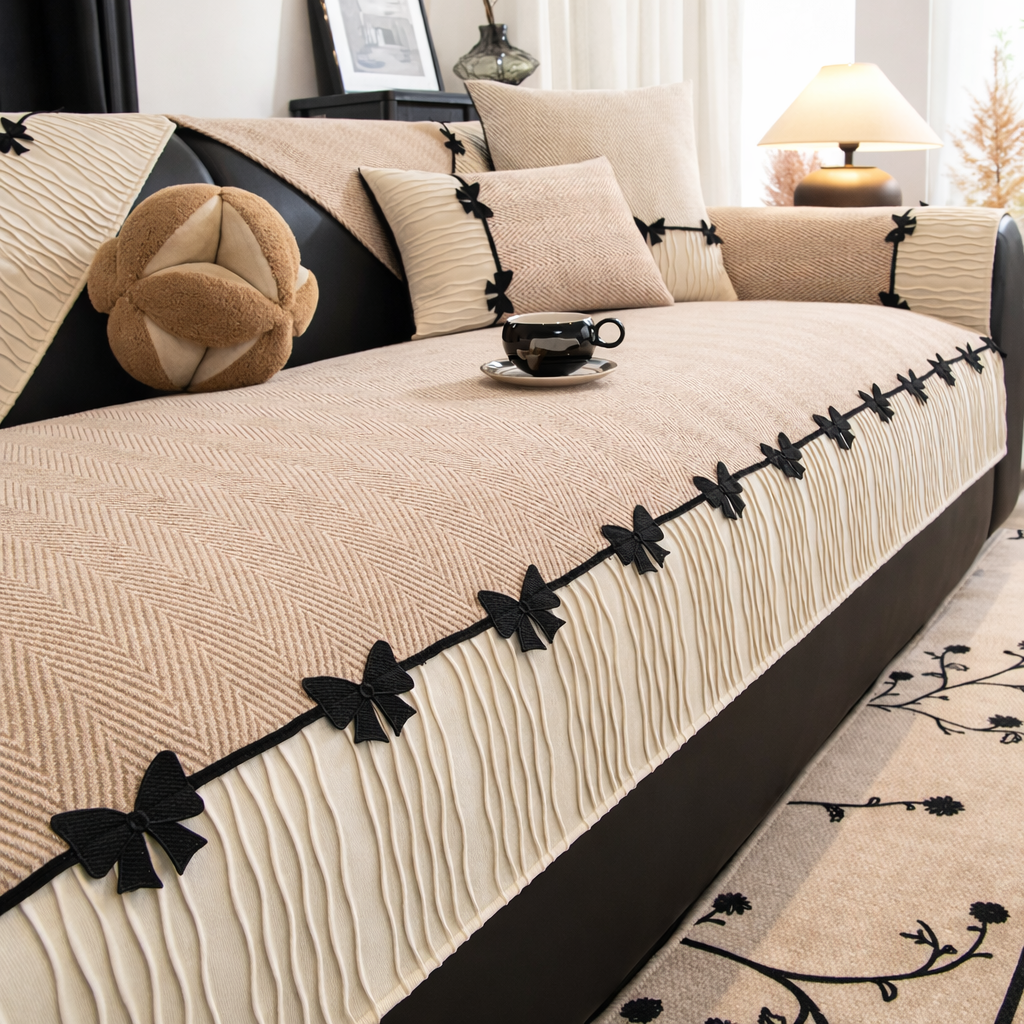 Anti Slip Luxury Premium Chenille Couch Cover
