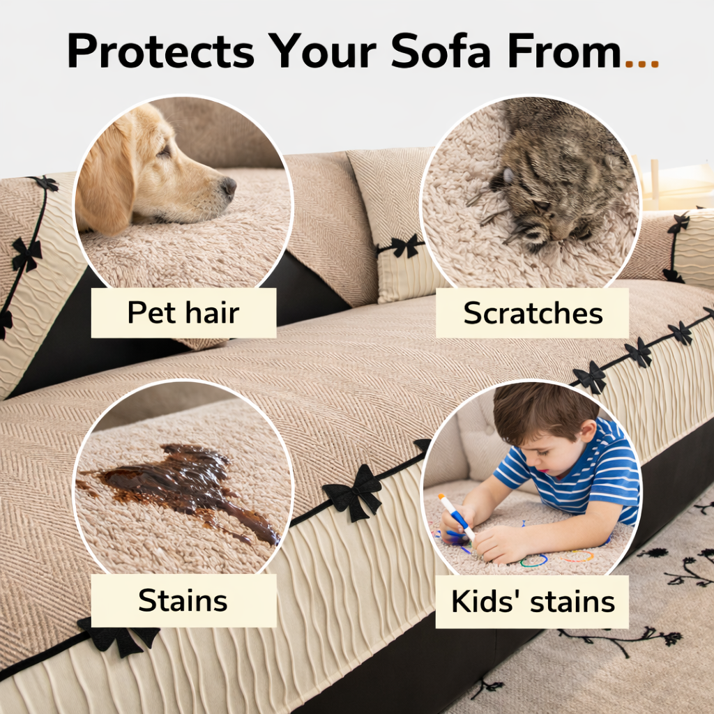 Anti Slip Luxury Premium Chenille Couch Cover
