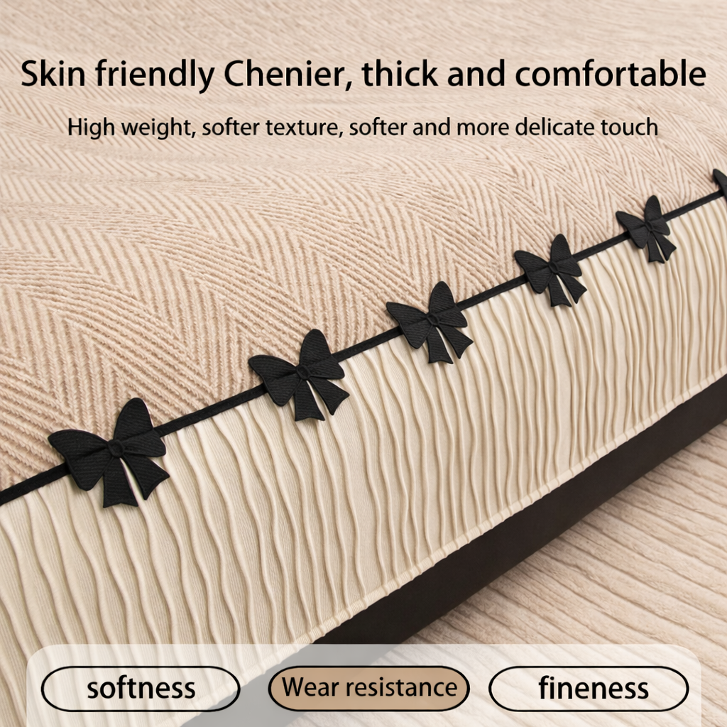 Anti Slip Luxury Premium Chenille Couch Cover