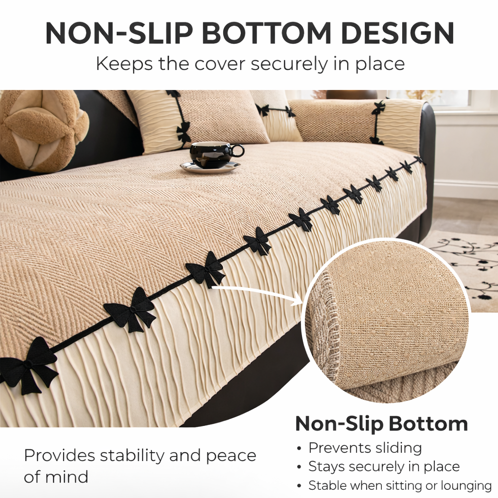 Anti Slip Luxury Premium Chenille Couch Cover