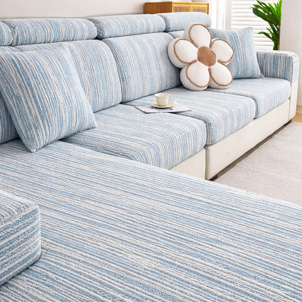 Boho Anti-Slip Cushion Sectional L Shaped Sofa Couch Cover