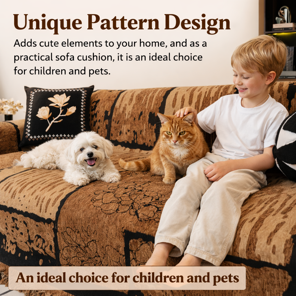 Elegance Anti-Slip Boho Tassels Sofa Couch Cover