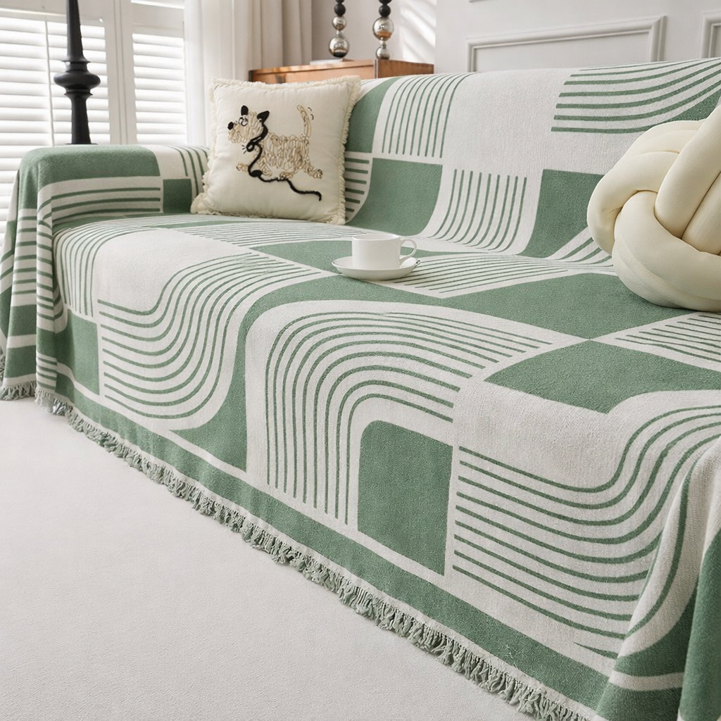 Elegant Chenille Bohemian Sofa Couch Cover