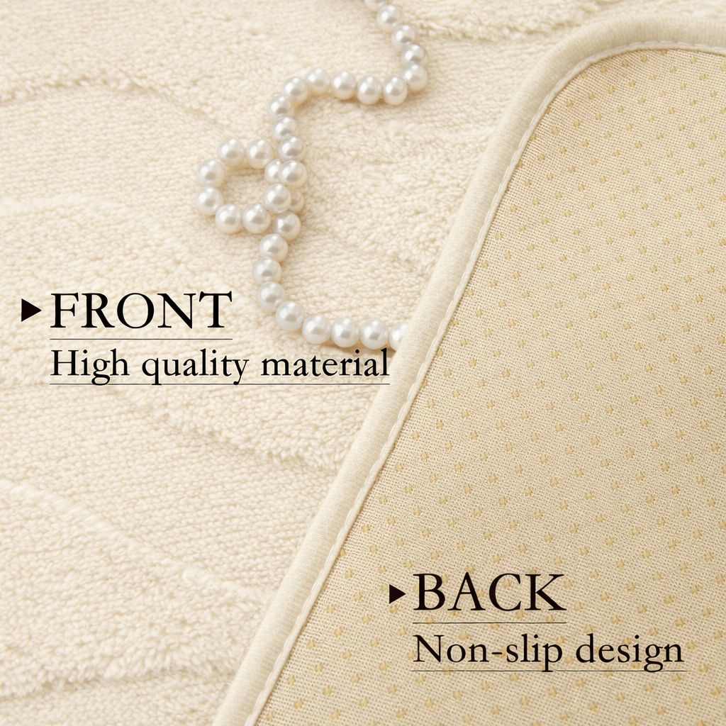 Non Slip Fuzzy Geometric Mat Couch Sofa Cover