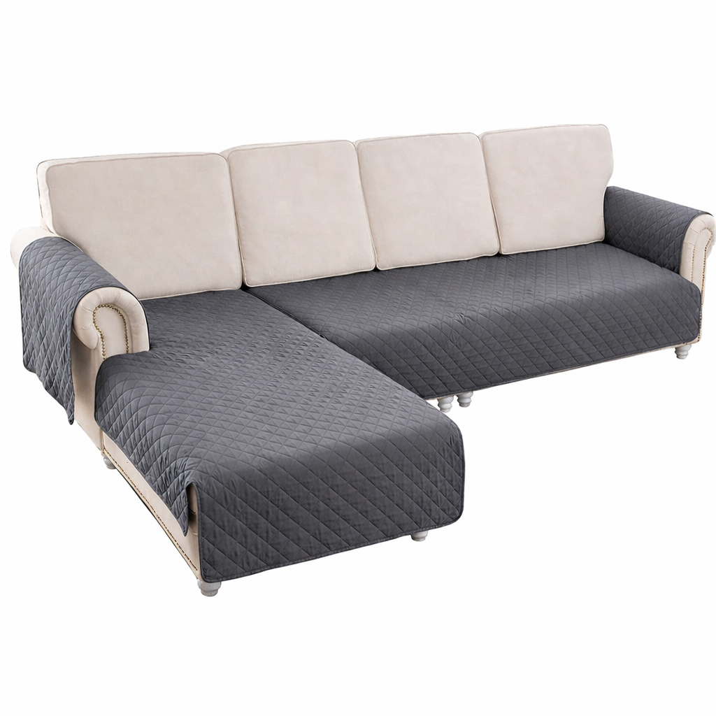 L Shape Mat Sofa Couch Seat Slipcover