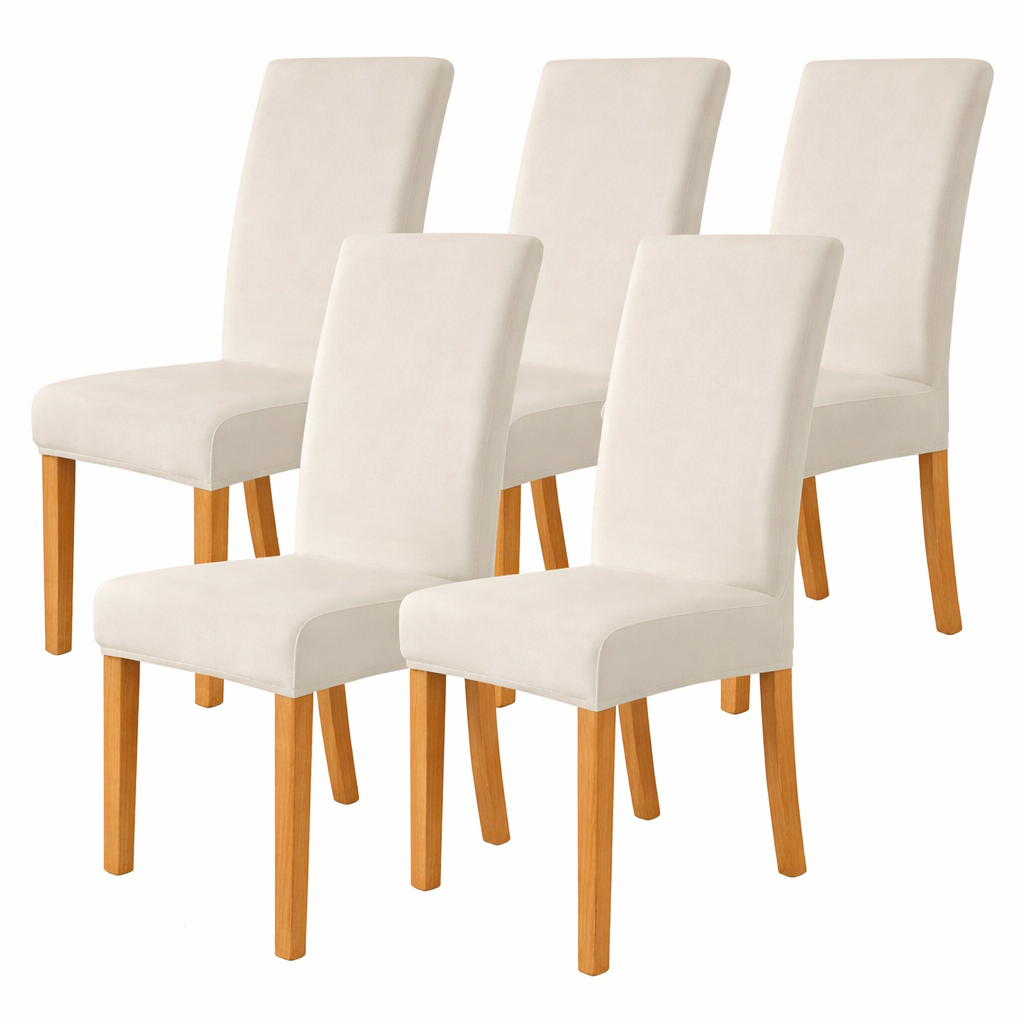 Velvet Slipcover Chair Seat Cover