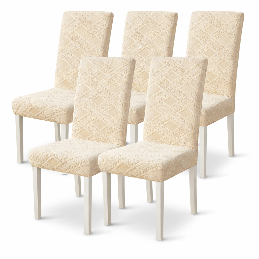Jacquard Slipcover Chair Seat Cover