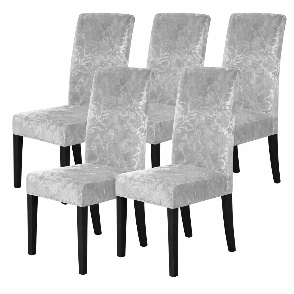 Slipcover Floral Velvet Chair Cover