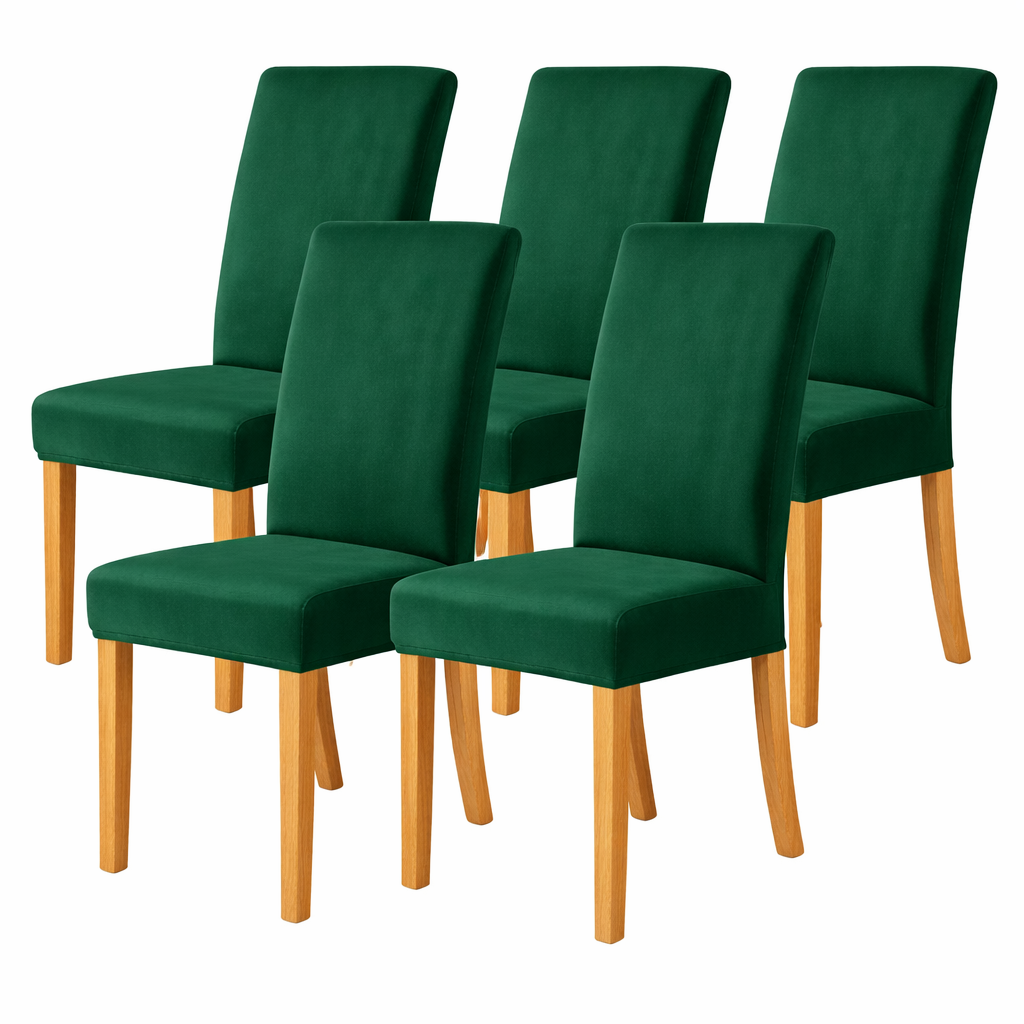 Velvet Slipcover Chair Seat Cover