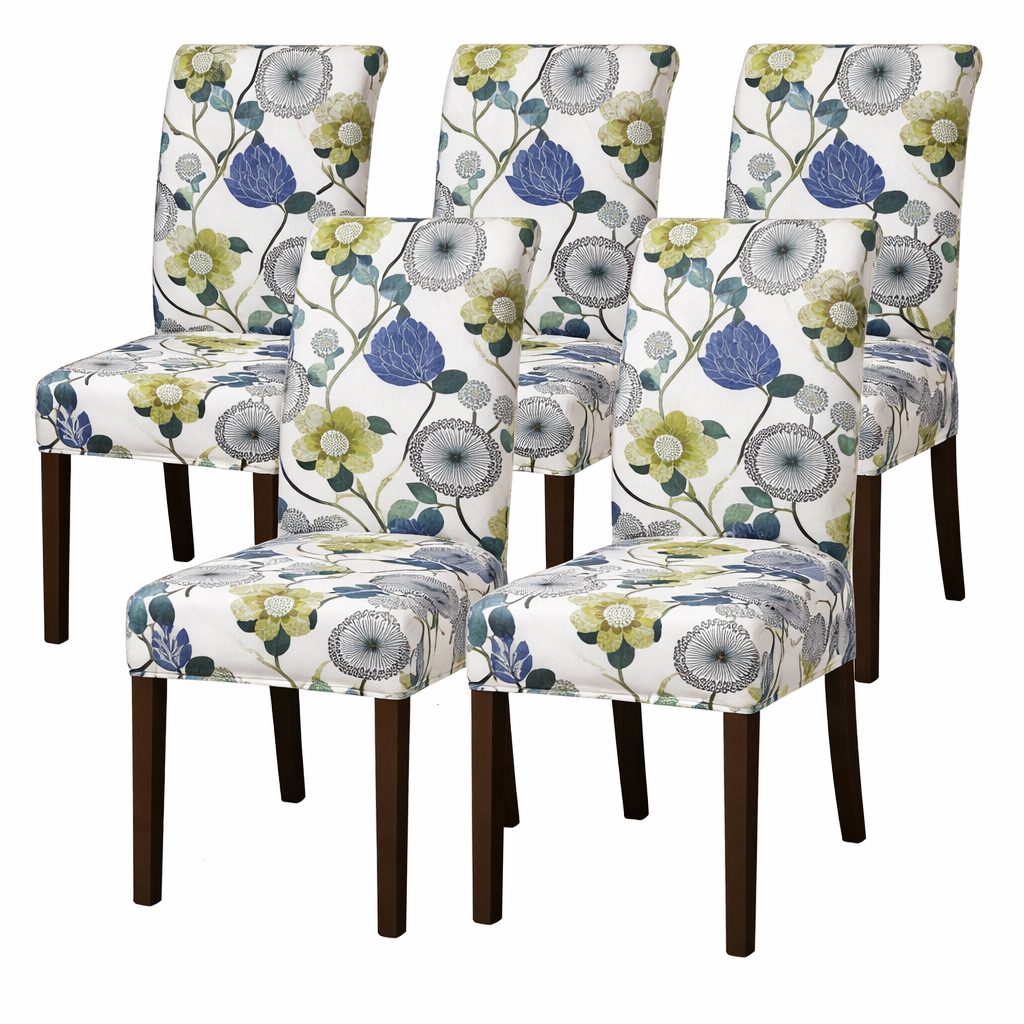 Printed Slipcover Chair Seat Cover