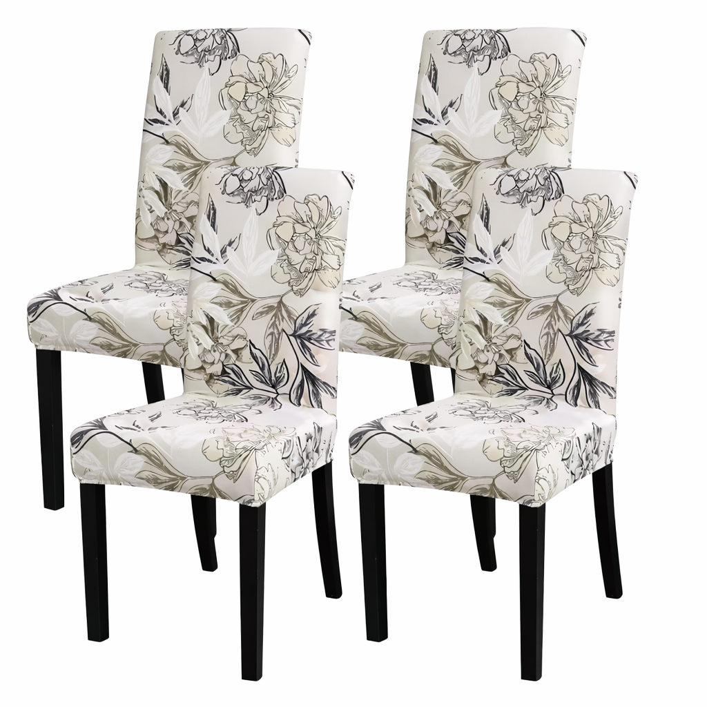 Printed Slipcover Chair Seat Cover