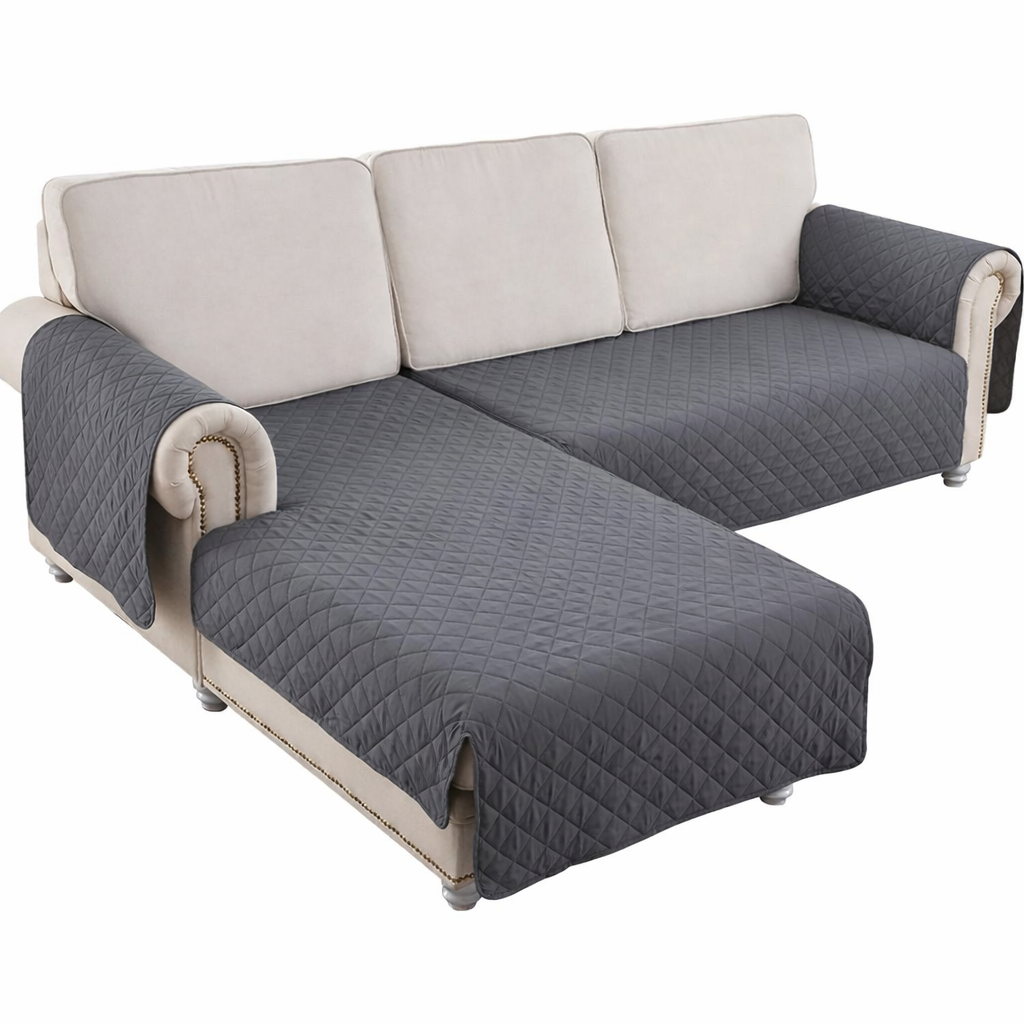 L Shape Mat Sofa Couch Seat Slipcover