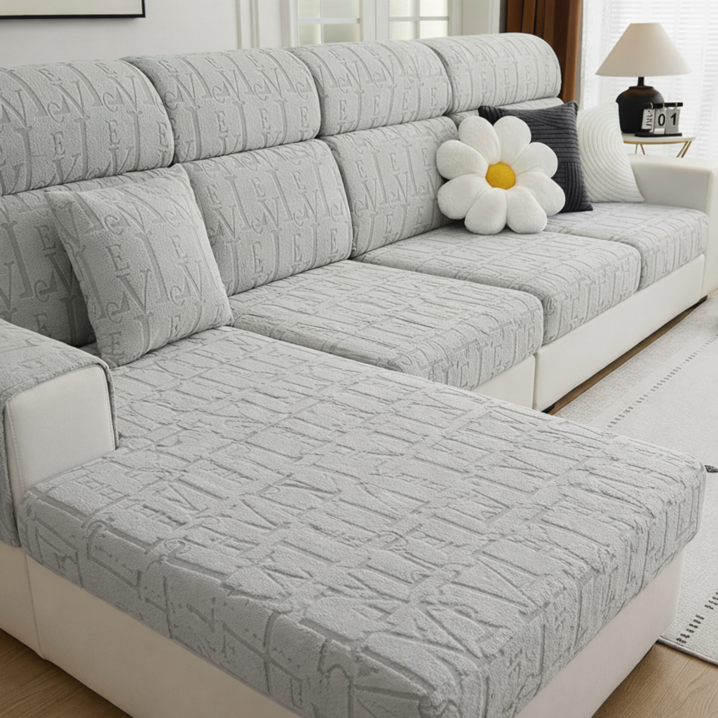 Anti-Slip L Shaped Letter Cushion Sofa Couch Cover