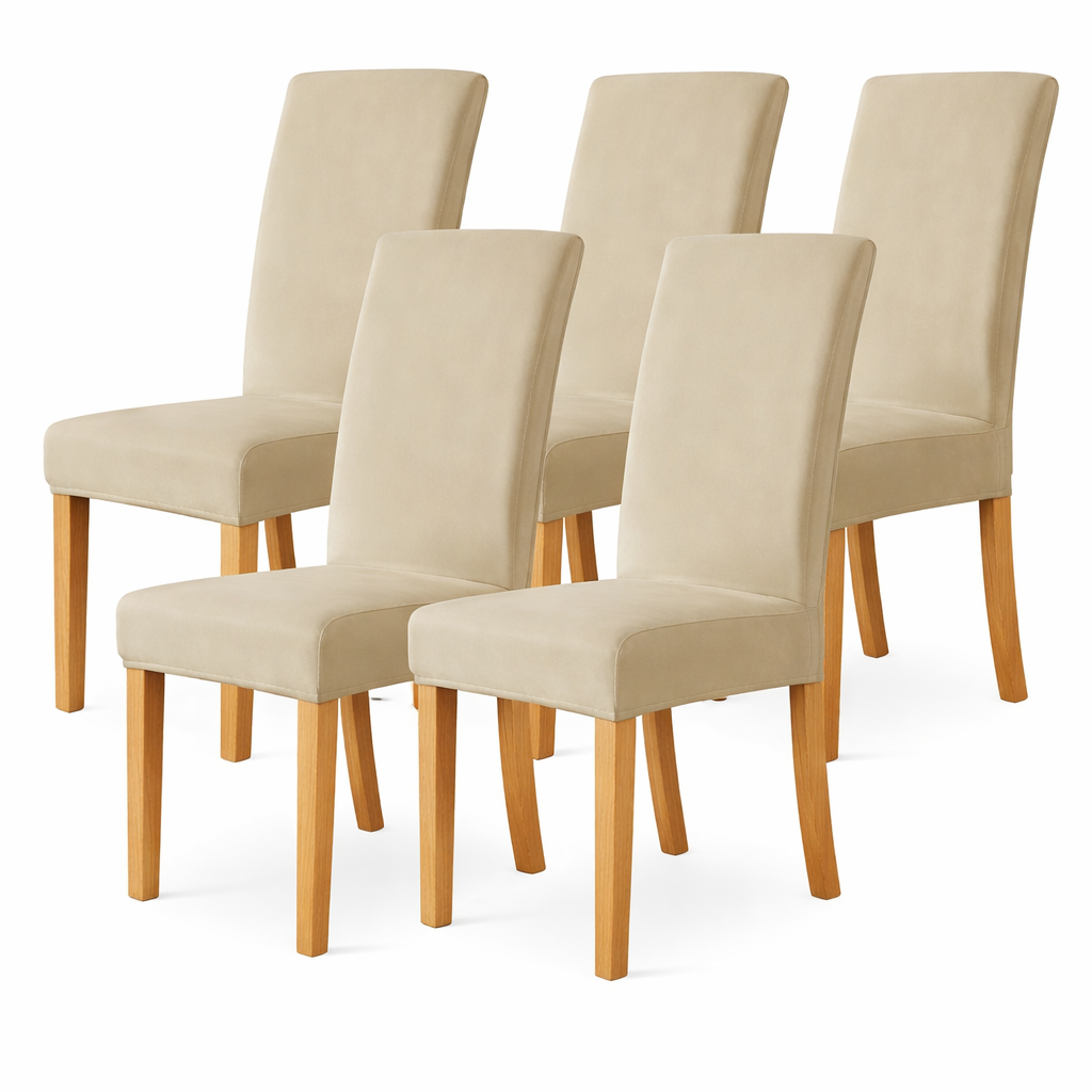 Velvet Slipcover Chair Seat Cover