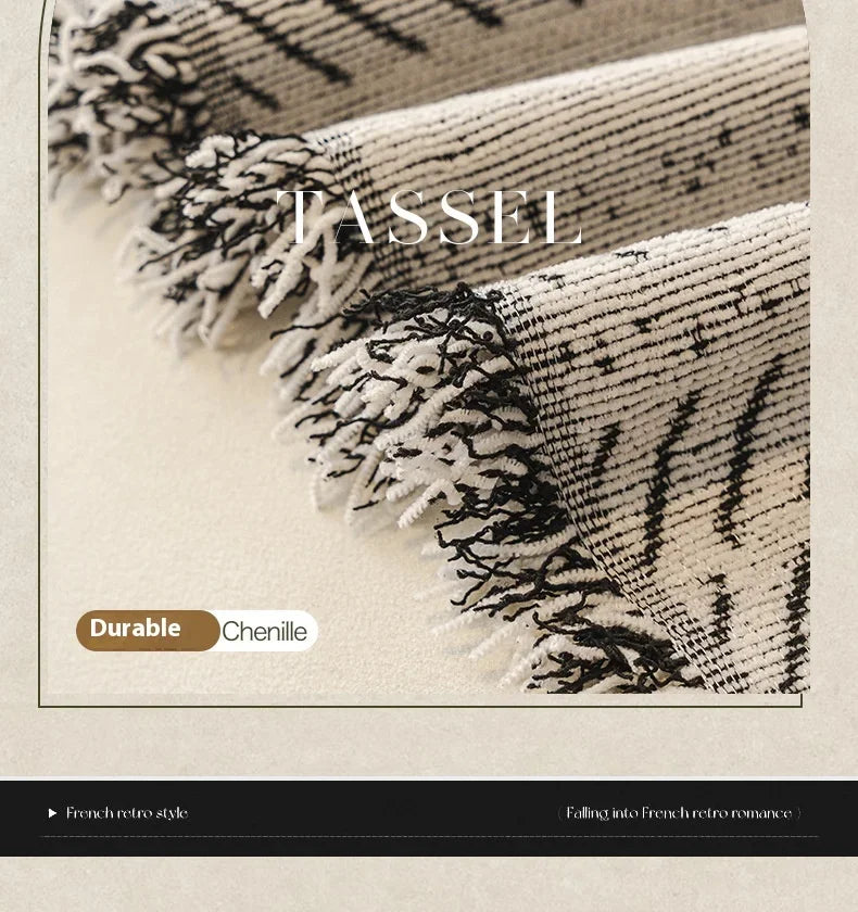 Chenille Tassels Anti-Slip Sofa Couch Cover