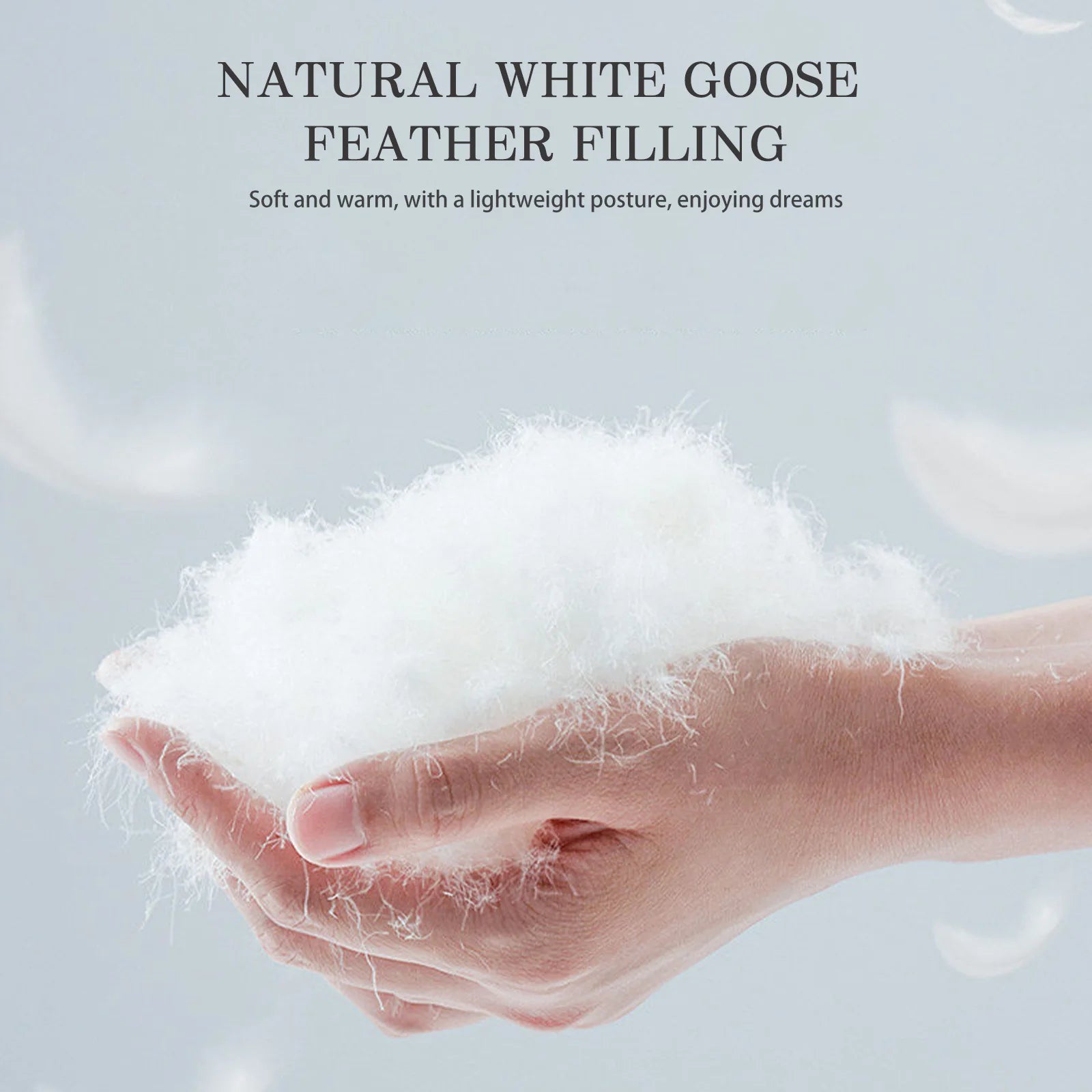 Goose Down Bed Sleeping Pillow