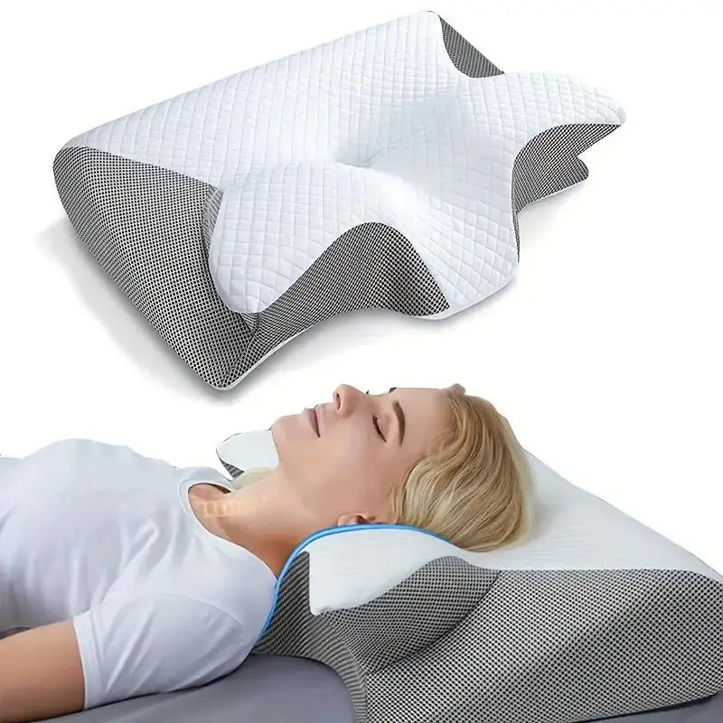 Ergonomically Relaxing Support Sleeping Bed Pillow