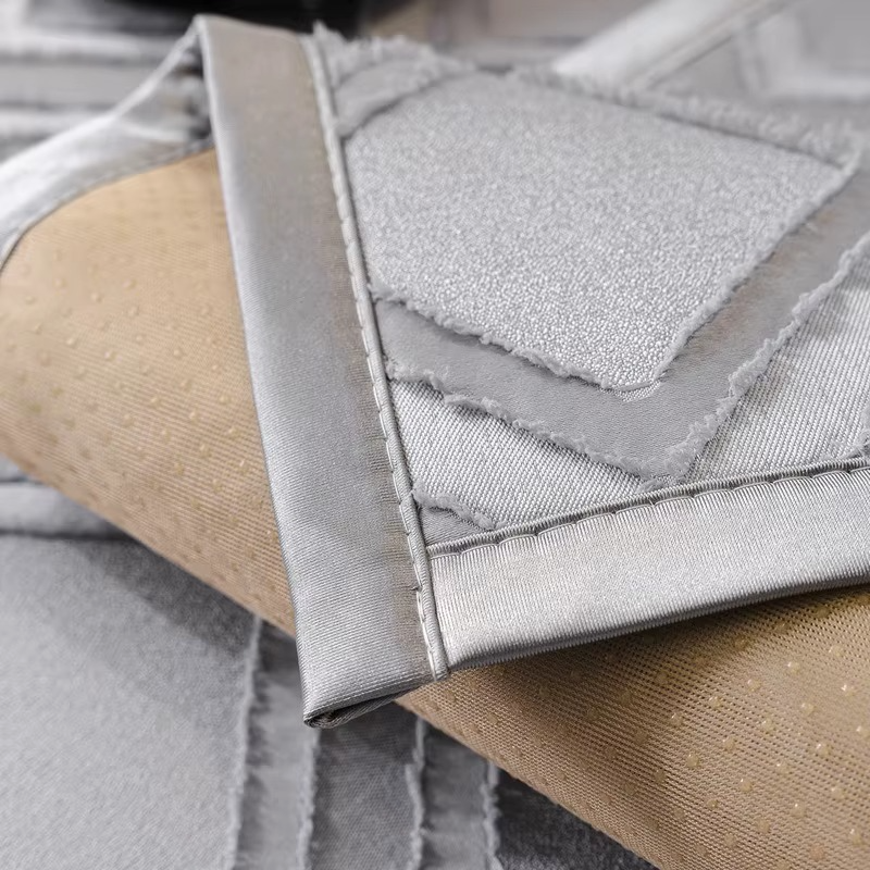 Non Slip Chenille Geometric Mat Couch Sofa Cover