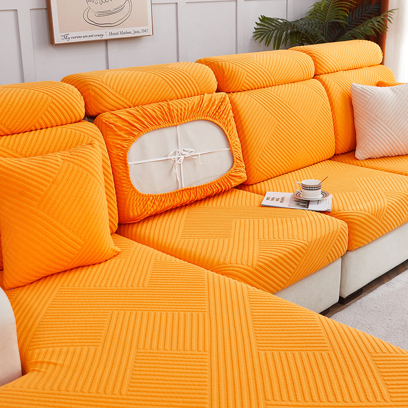 Anti Slip L Shaped Sectional Cushion Sofa Couch Cover