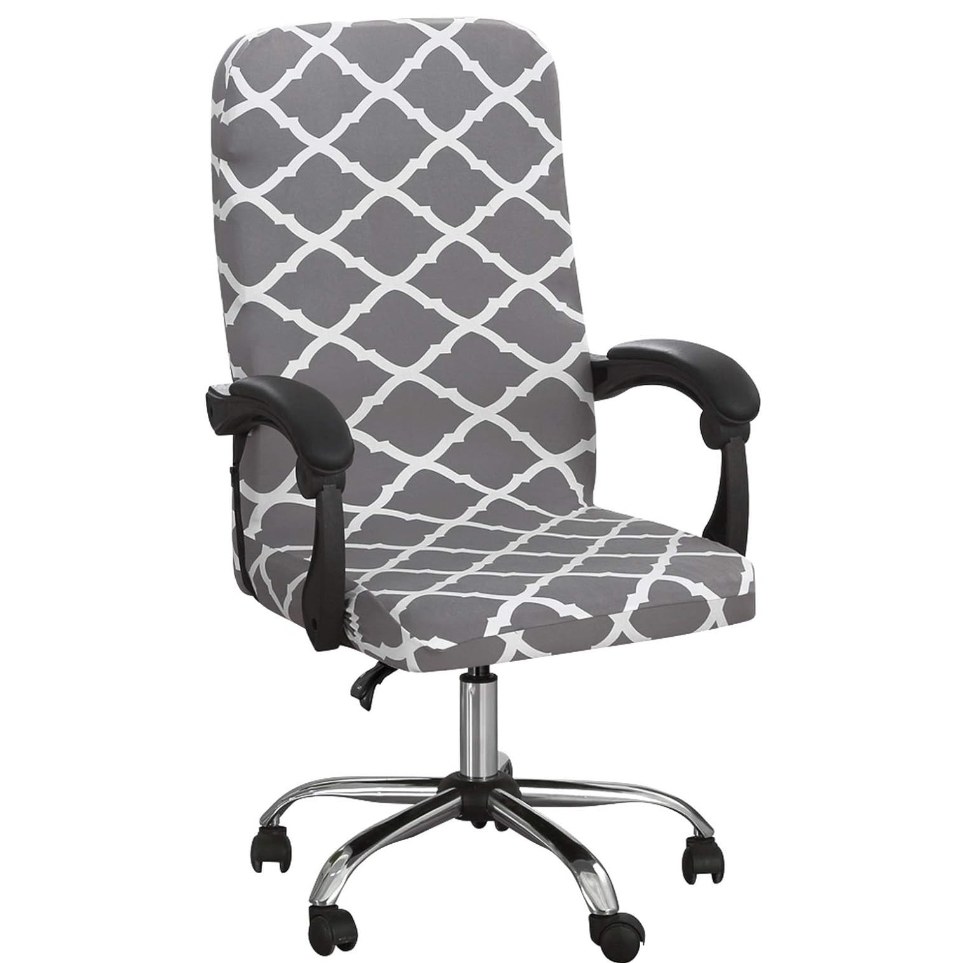 Printed Slipcover Office Chair Cover