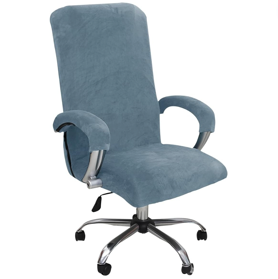 Velvet Slipcover Office Chair Cover