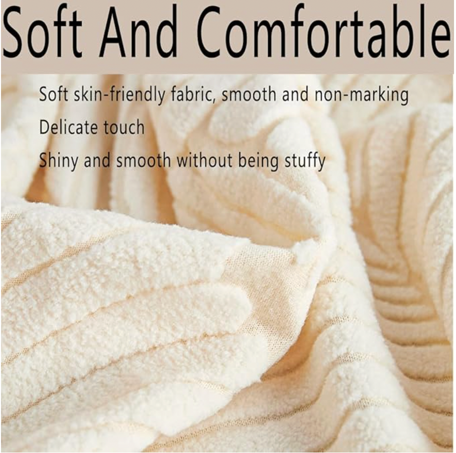 360 Jacquard leaves Slipcover Sofa Couch Cover