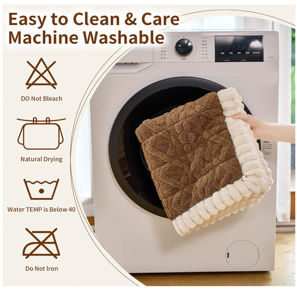 Non Slip Fuzzy Dog Pet Bed Mat Couch Sofa Cover