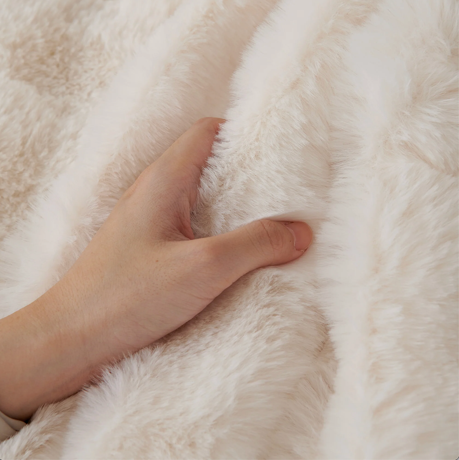 Non Slip Plush Fuzzy Furry Couch Sofa Cover