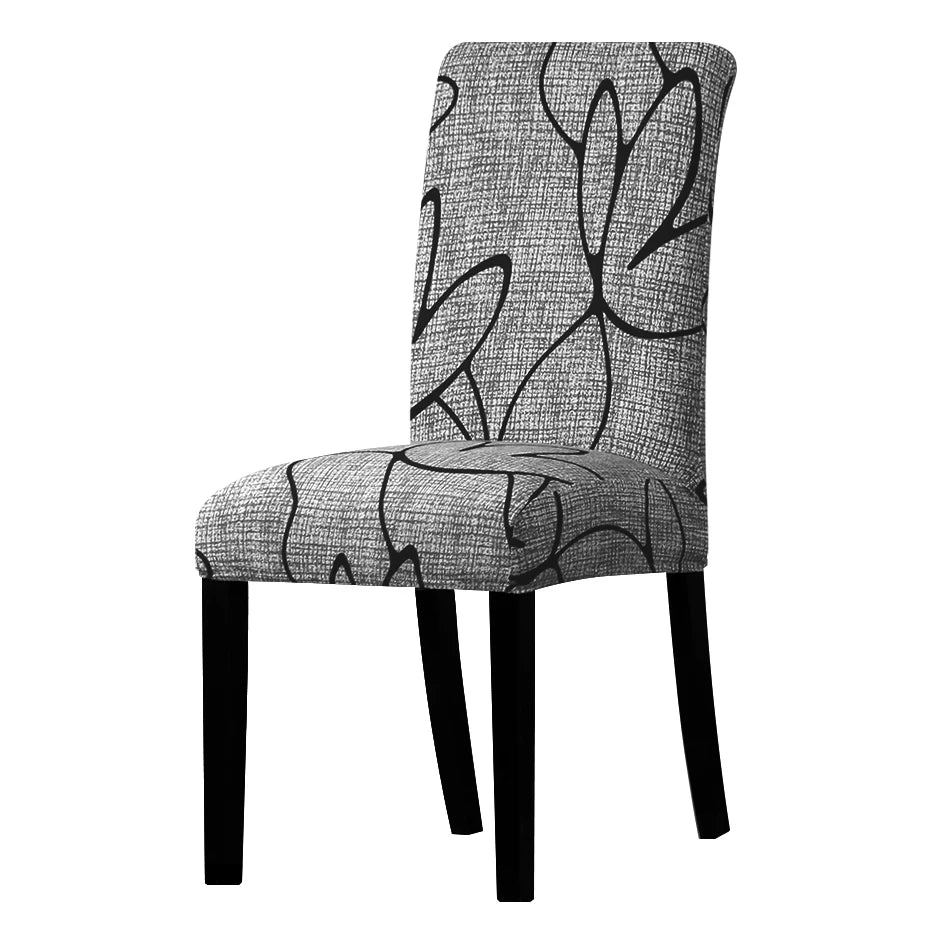 Printed Slipcover Chair Seat Cover