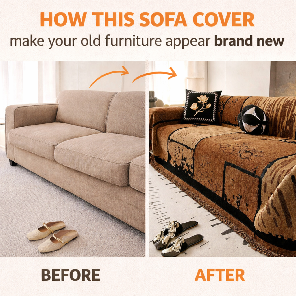 Elegance Anti-Slip Boho Tassels Sofa Couch Cover