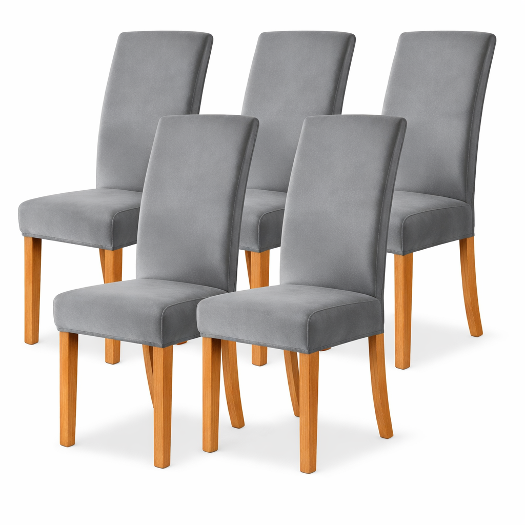 Velvet Slipcover Chair Seat Cover