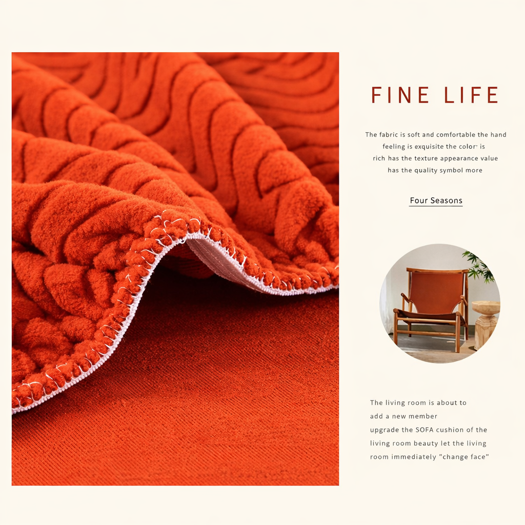 Anti-Slip L Shaped Slipcover Cushion Sofa Couch Cover