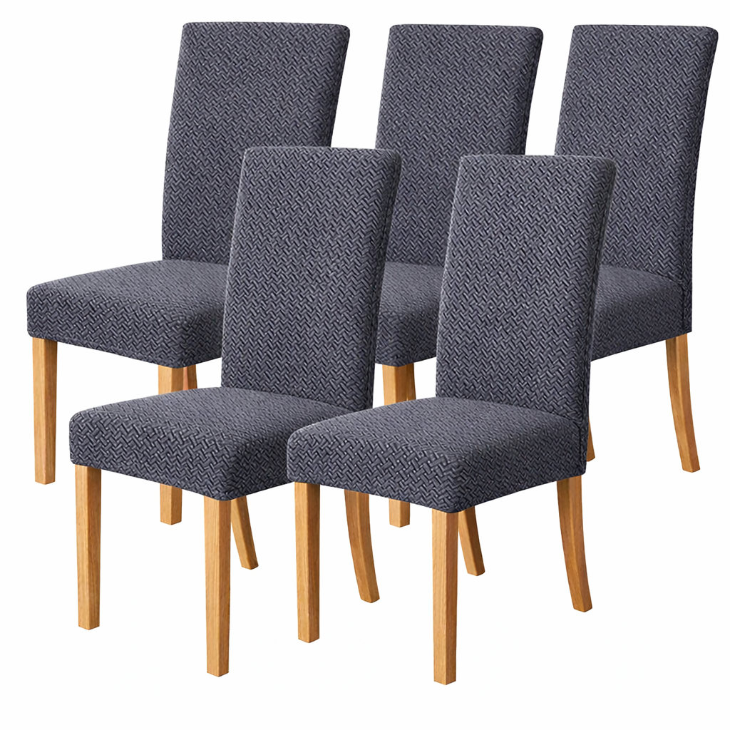 Jacquard Slipcover Chair Seat Cover