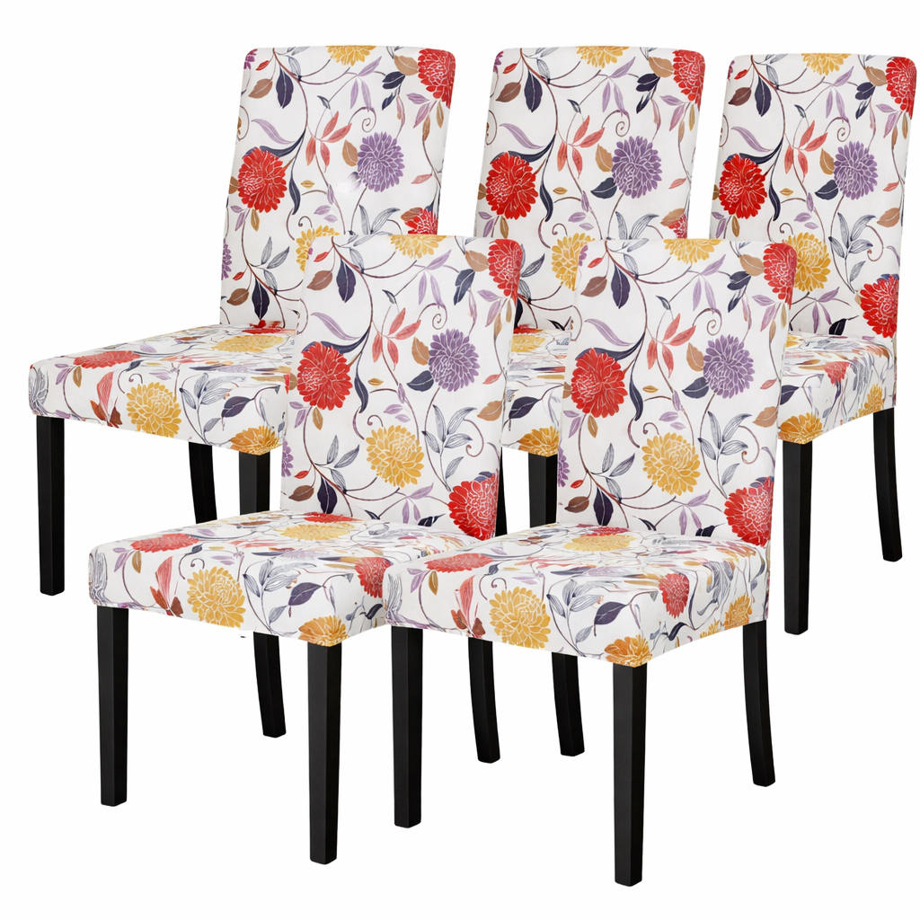Printed Slipcover Chair Seat Cover