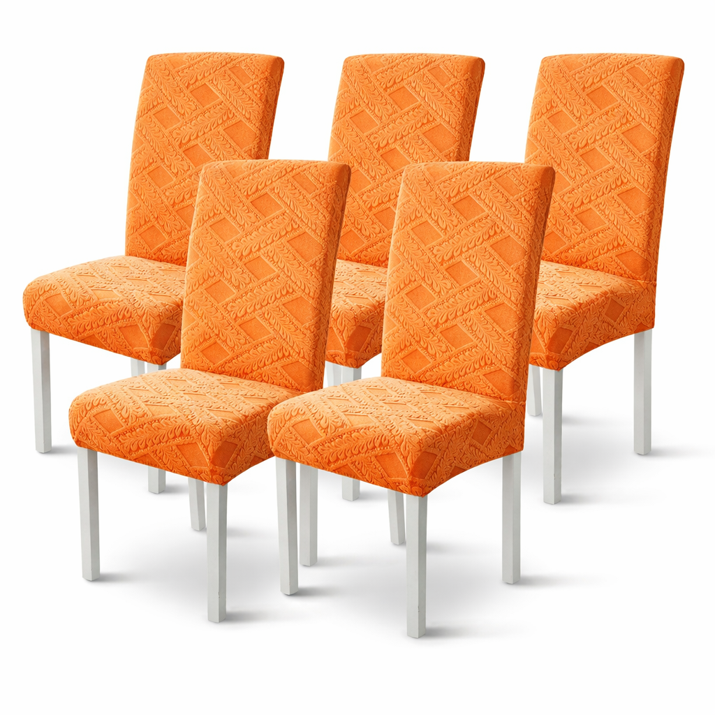 Jacquard Slipcover Chair Seat Cover
