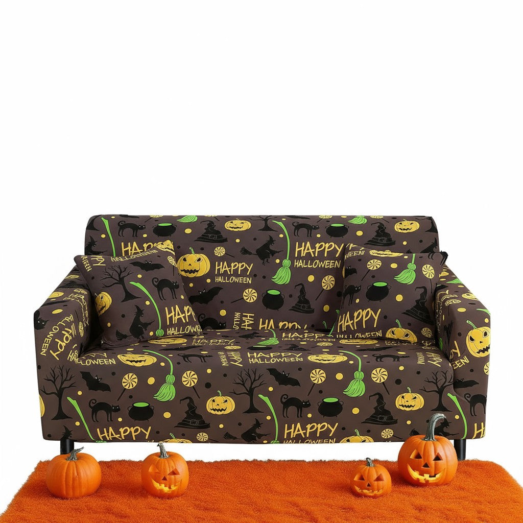 Halloween Slipcover Sofa Couch Cover