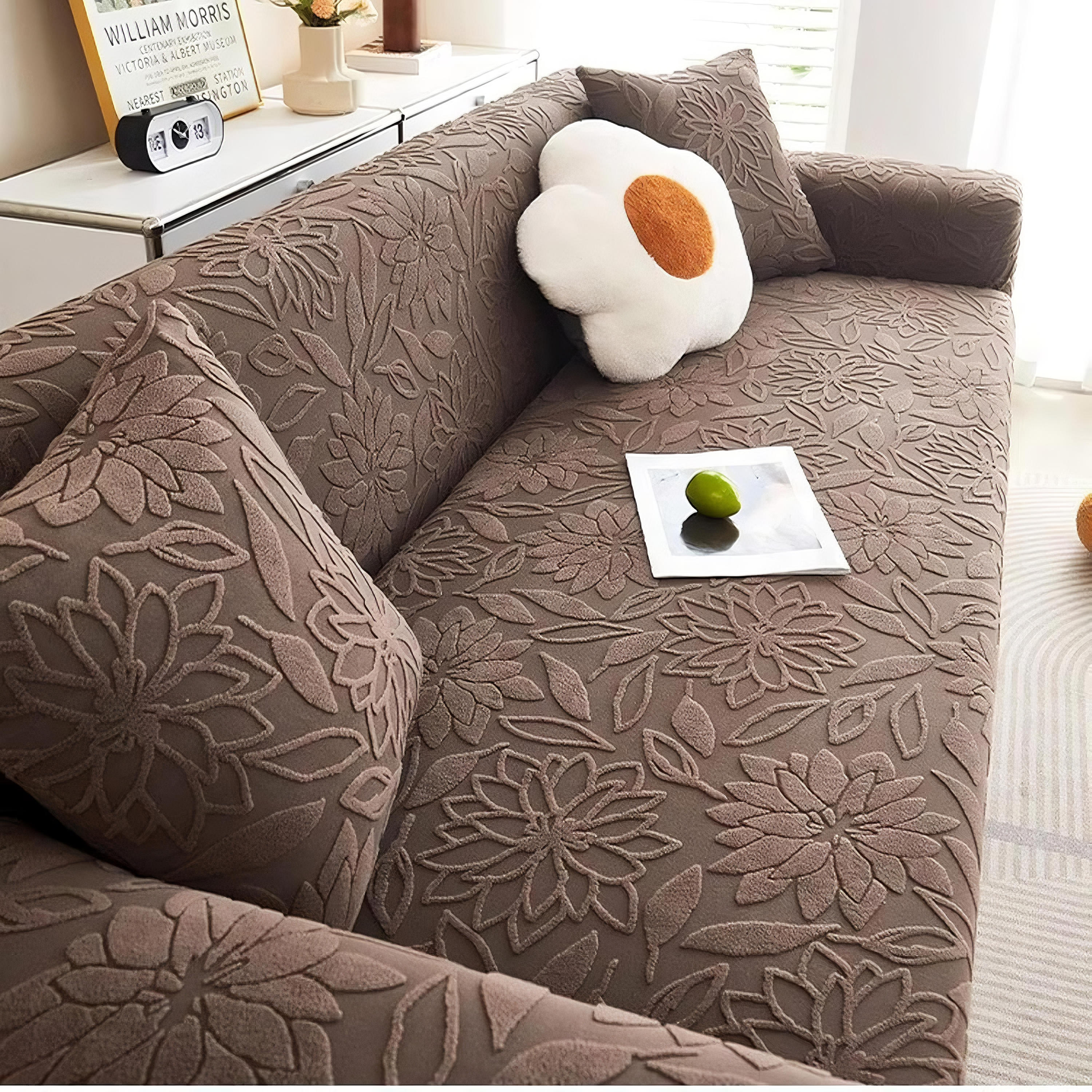 360 Boho Floral Slipcover Sofa Couch Cover
