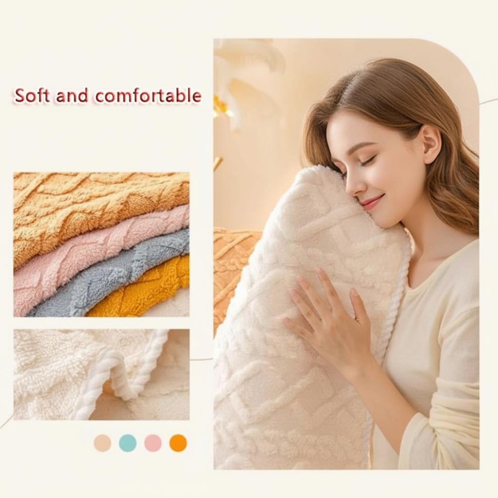 Non Slip Fluffy Jacquard Geometric Mat Couch Sofa Cover