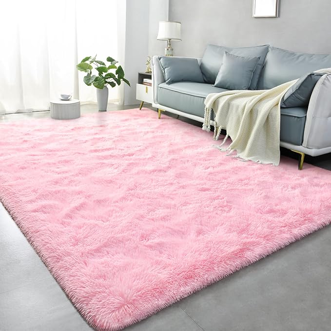 Shag Area Rug Fluffy Carpet