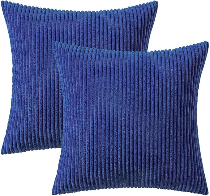 2 Boho Striped Throw Pillow Cushion Cover Case