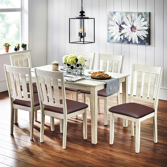 PU Leather Stretchy Slipcover Dinning Chair Seat Cover